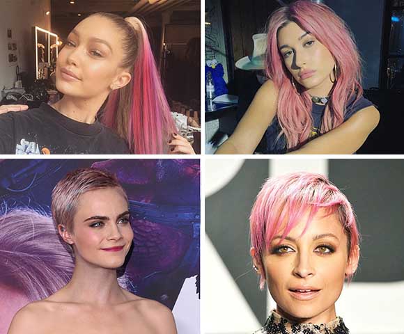 pelo rosa tendencia
